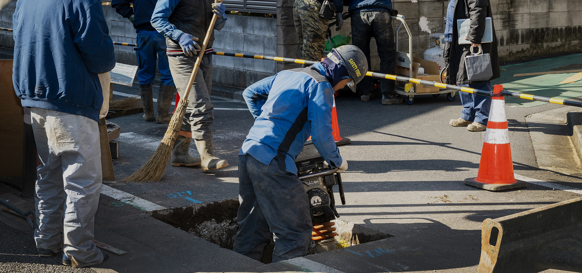 公共工事から解体外構・下水工事まで対応