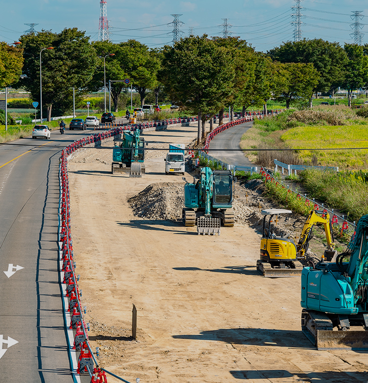 公共工事から解体外構・下水工事まで対応
